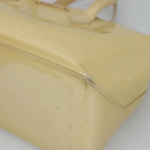 LOUIS VUITTON Monogram Vernis Wilshire PM Hand Bag Broncorail M91452 Auth - Picture 4 of 16